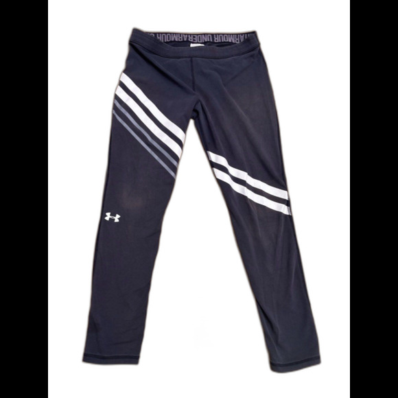 Under Armour Leggings Women's Size L Black - Picture 1 of 10